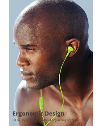 Earbuds, MIATONE Wired in- Ear Earbuds with Microphone, Dynamic Crystal Clear Sound Ergonomic Ear Buds Earphones Headphones for Android, BlackBerry - Green Earbuds, MIATONE Wired in- Ear Earbuds with Microphone, Dynamic Crystal Clear Sound Ergonomic Ear Buds Earphones Headphones for Android, BlackBerry - Green